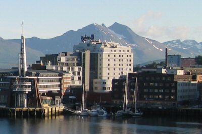 Tromsø, der Gästehafen hinter dem Hotel Rica. (Bild Erich)