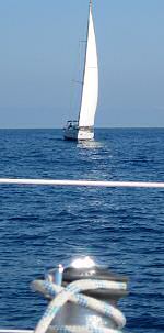 Segelwettbewerb vor der NW-Küste von Mallorca