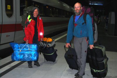 In Zürich angekommen: unsere Expedition ist abgeschlossen.